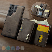 Samsung Galaxy S25 Series Magnetic Wallet Case with RFID Blocking Card Holder