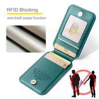 2-in-1 Detachable Leather Wallet Case with Vertical Card Slots for Samsung Galaxy S24 Series