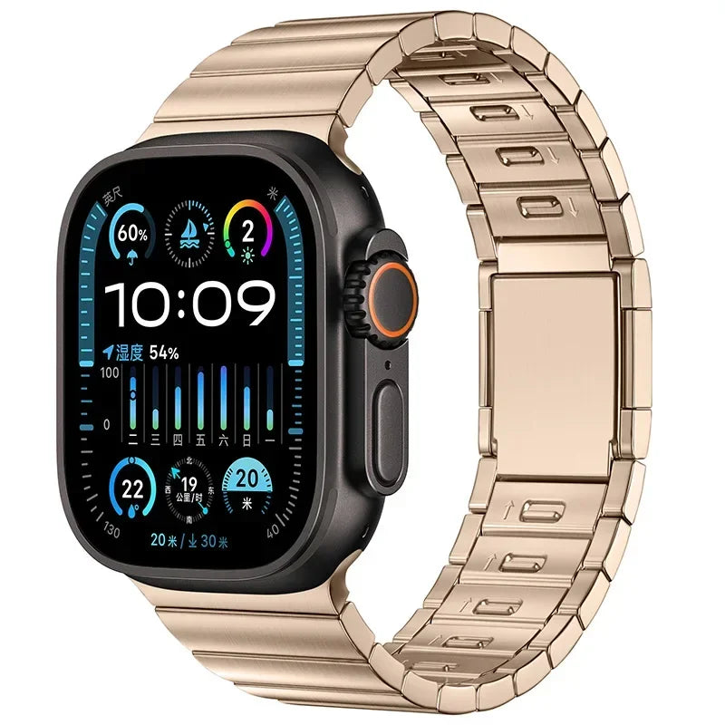 Premium Metal Strap with Magnetic Clasp for Apple Watch