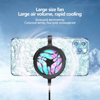 USB Fan Radiator with Game Phone Mute Heat Sink for Cellphone