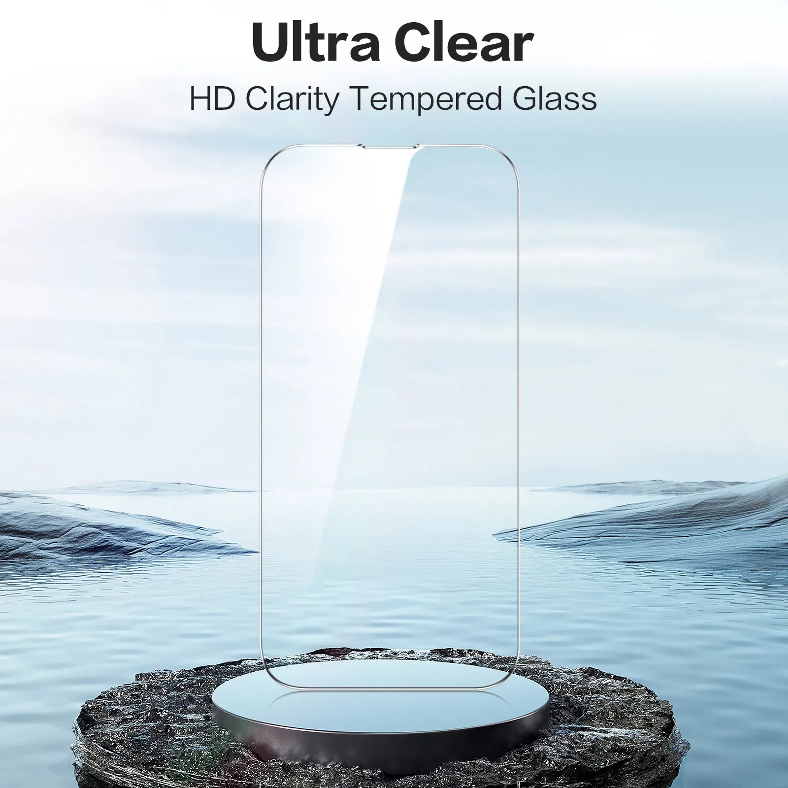 2-Pack HD Clear Tempered Glass Screen Protector for iPhone 15 Series