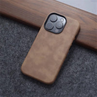 Luxury Leather MagSafe Case for iPhone 16 Series