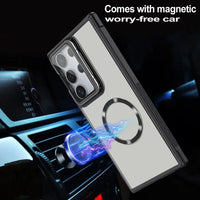 Magnetic Clear Phone Case with Lens Protection for Samsung Galaxy S25 Series