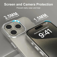 Luxury Plating Camera Protection Silicone Case for iPhone 16 Series