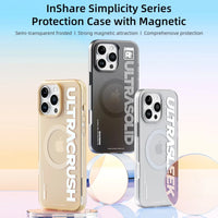 Luxury Translucent Frosted Shockproof MagSafe Case for iPhone 16 Series