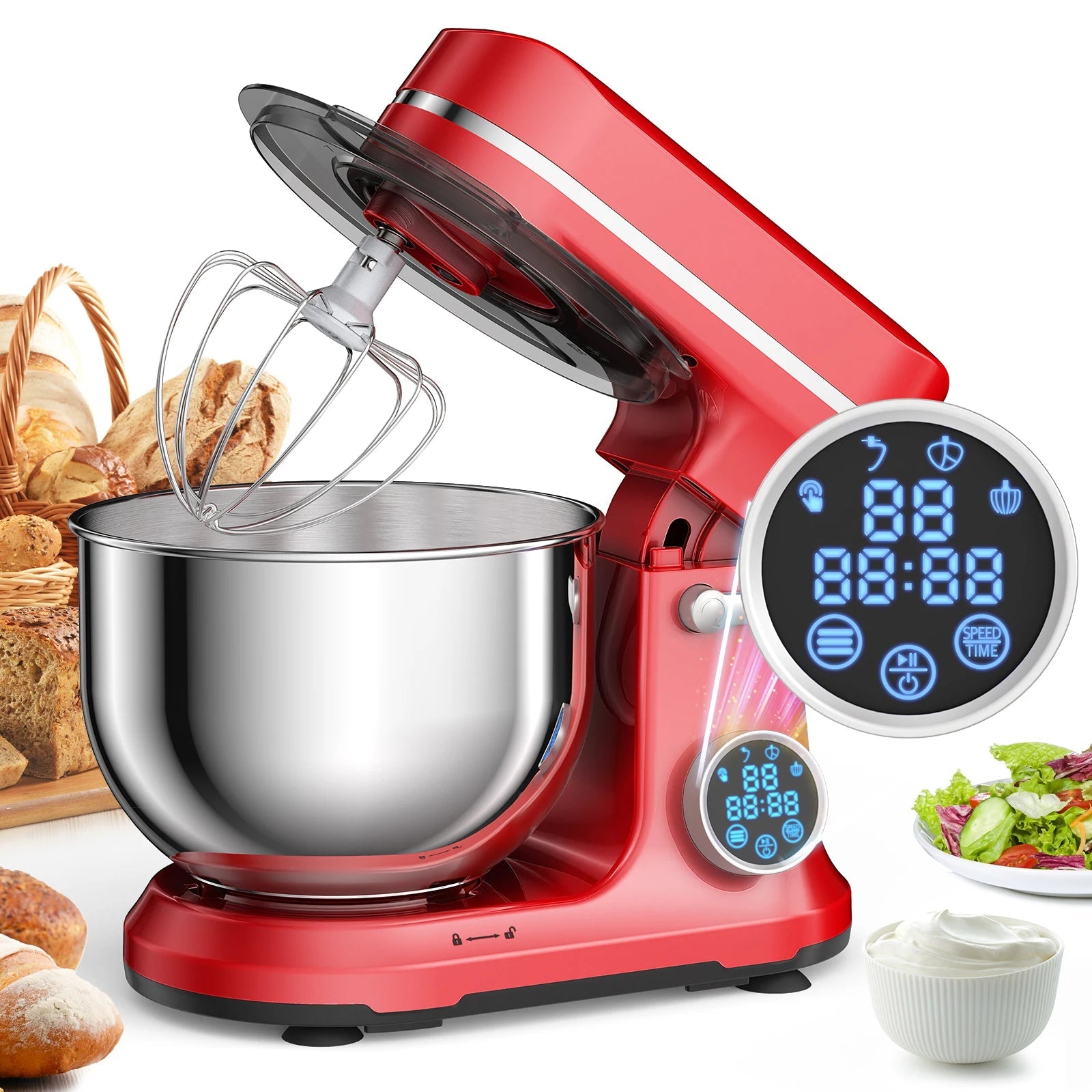 BioloMix 1200W Kitchen Stand Mixer