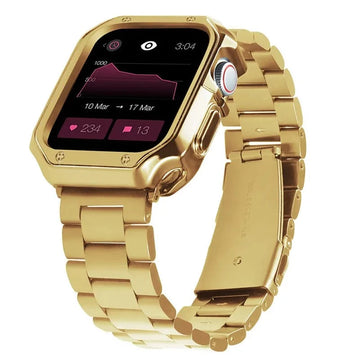 Stainless Steel Band and Case with TPU Cover Bracelet for Apple Watch