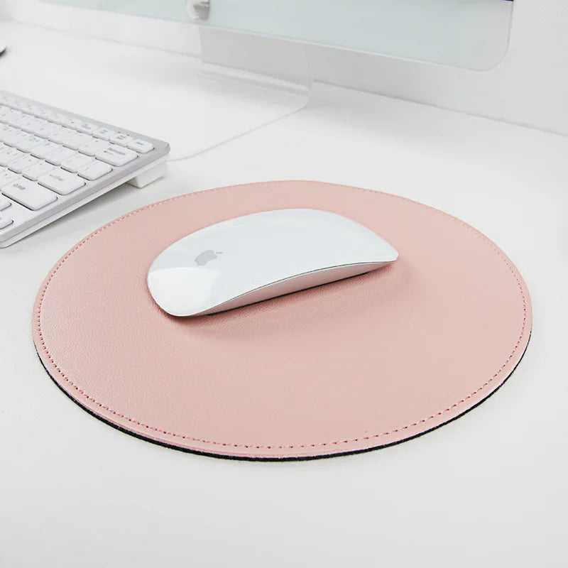 Double-Sided PU Leather & Felt Waterproof Mouse Pad