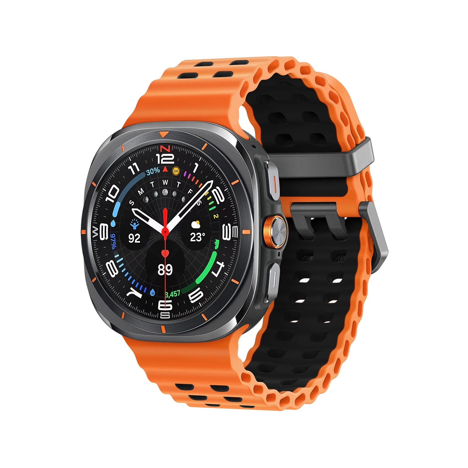 Two-Color Marine Silicone Band for Samsung Galaxy Watch Ultra