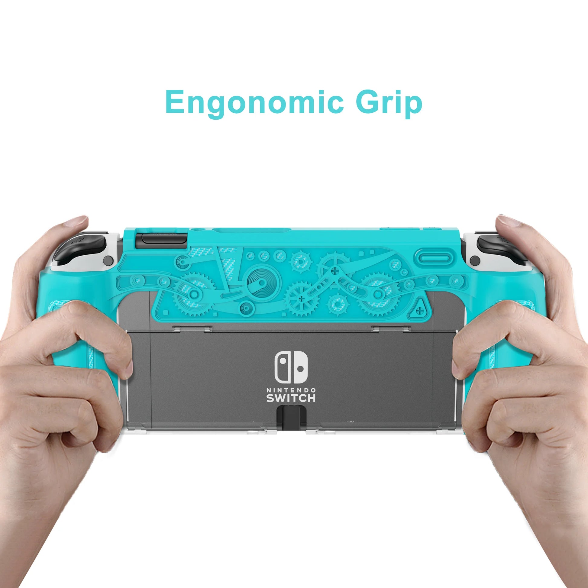 Shockproof TPU Grip Protective Shell Case for Nintendo Switch