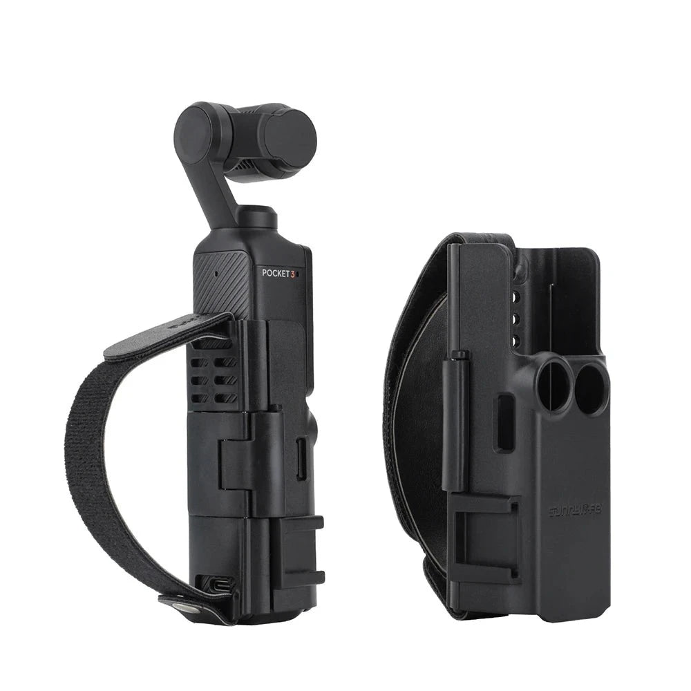 Hand Band Protective Case with Lanyard Expansion Frame and Cold Shoe Extension Handle Cover for DJI Osmo Pocket 3