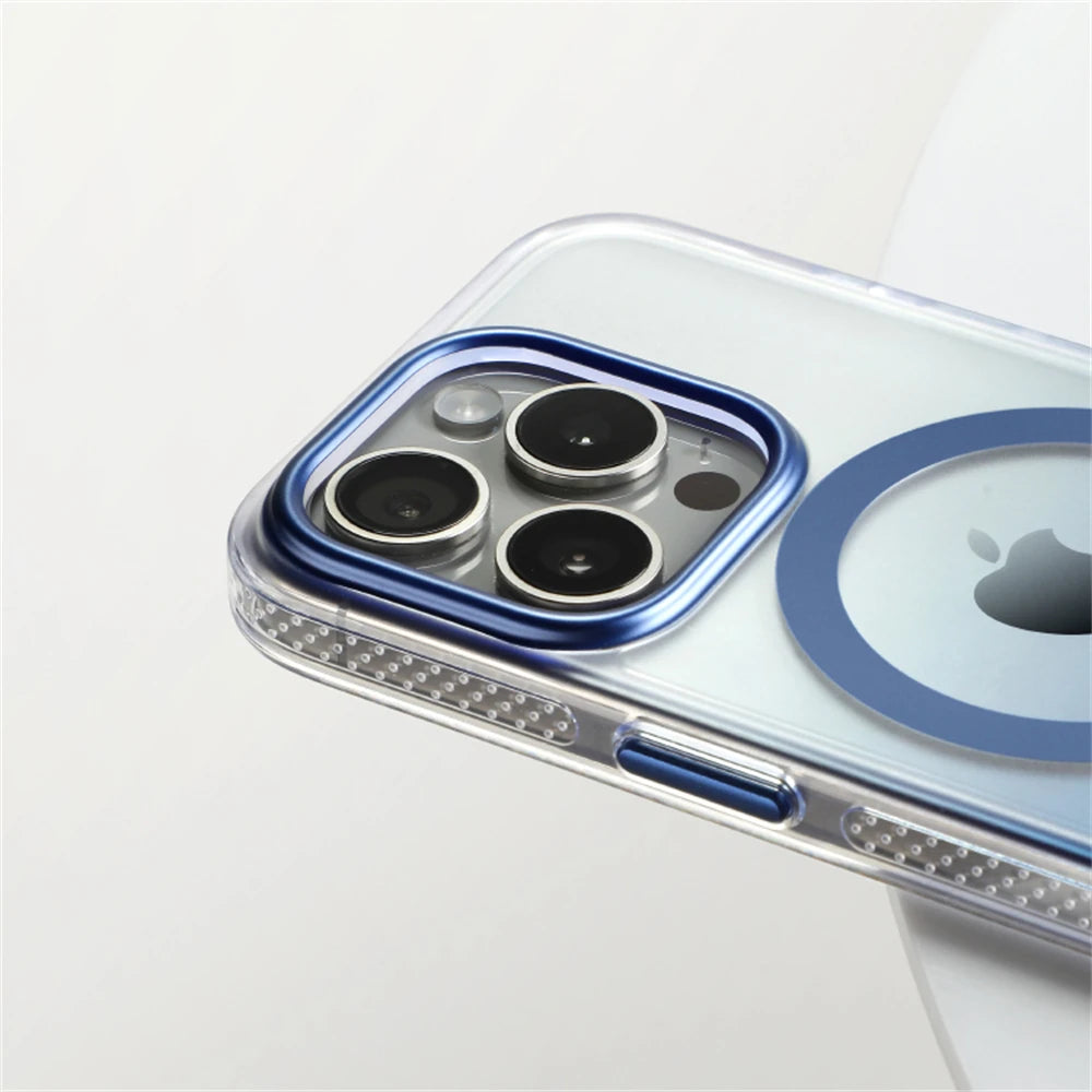 Color Gradient Bumper Shockproof MagSafe Case for iPhone 15 Series