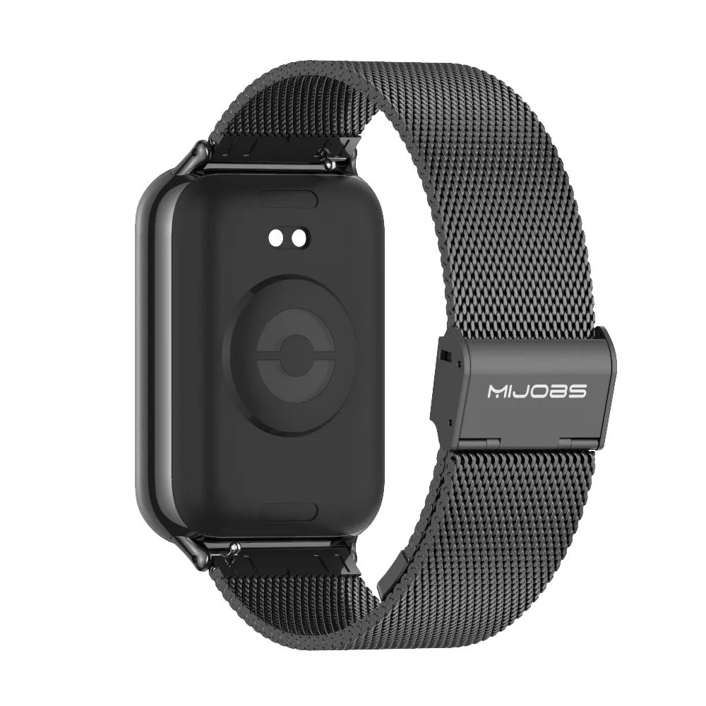 Metal Mesh Stainless Steel Watch Band Replacement Strap for Xiaomi Mi Band 8 Pro