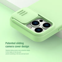 Silky Liquid Silicone Slide Camera Protection Cover for iPhone 14 Series