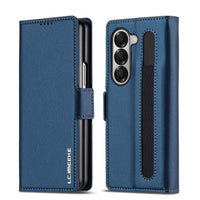 Samsung Galaxy Z Fold 5 Business Leather Case with Pen Holder & Card Slots