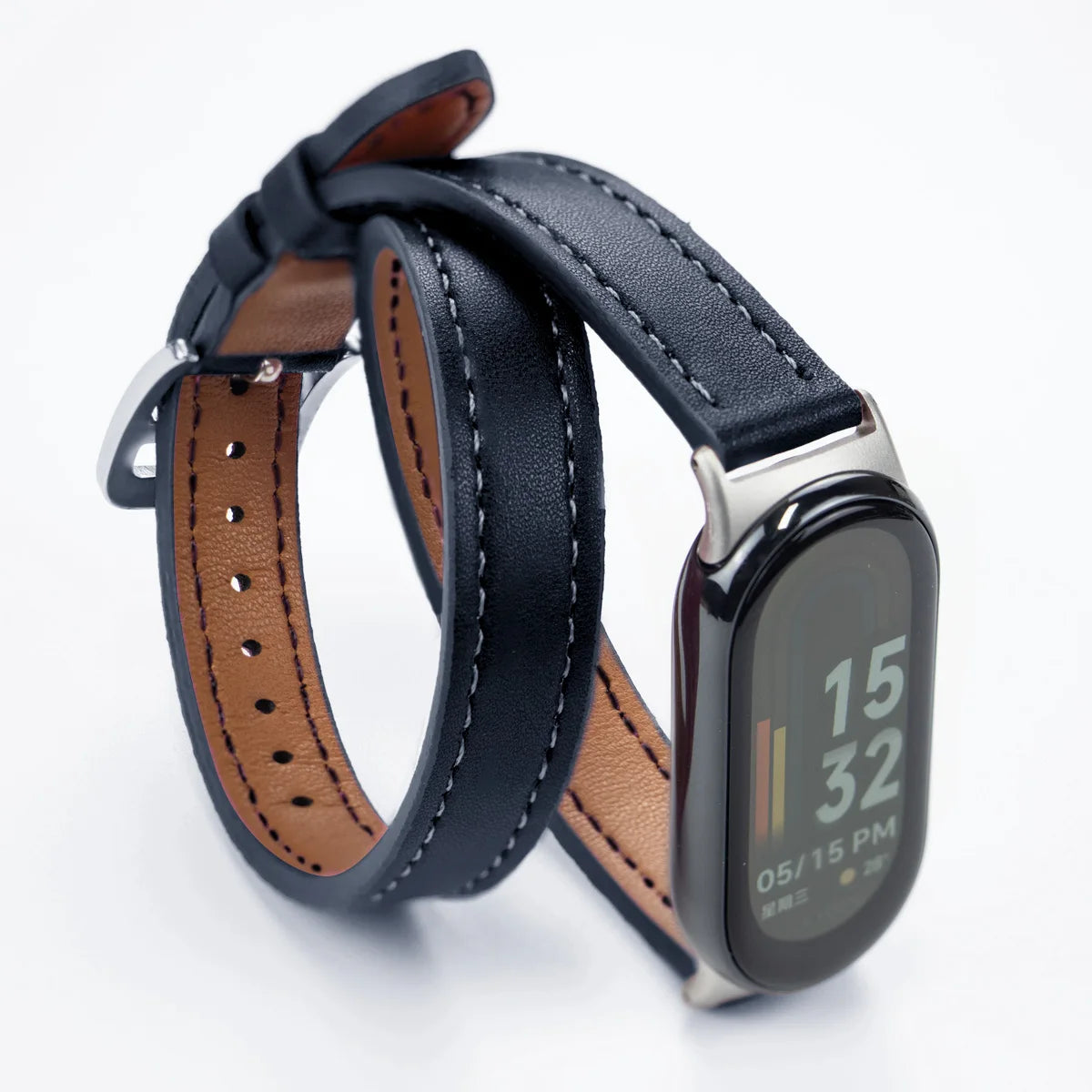 Leather Band for Xiaomi Mi Band 8