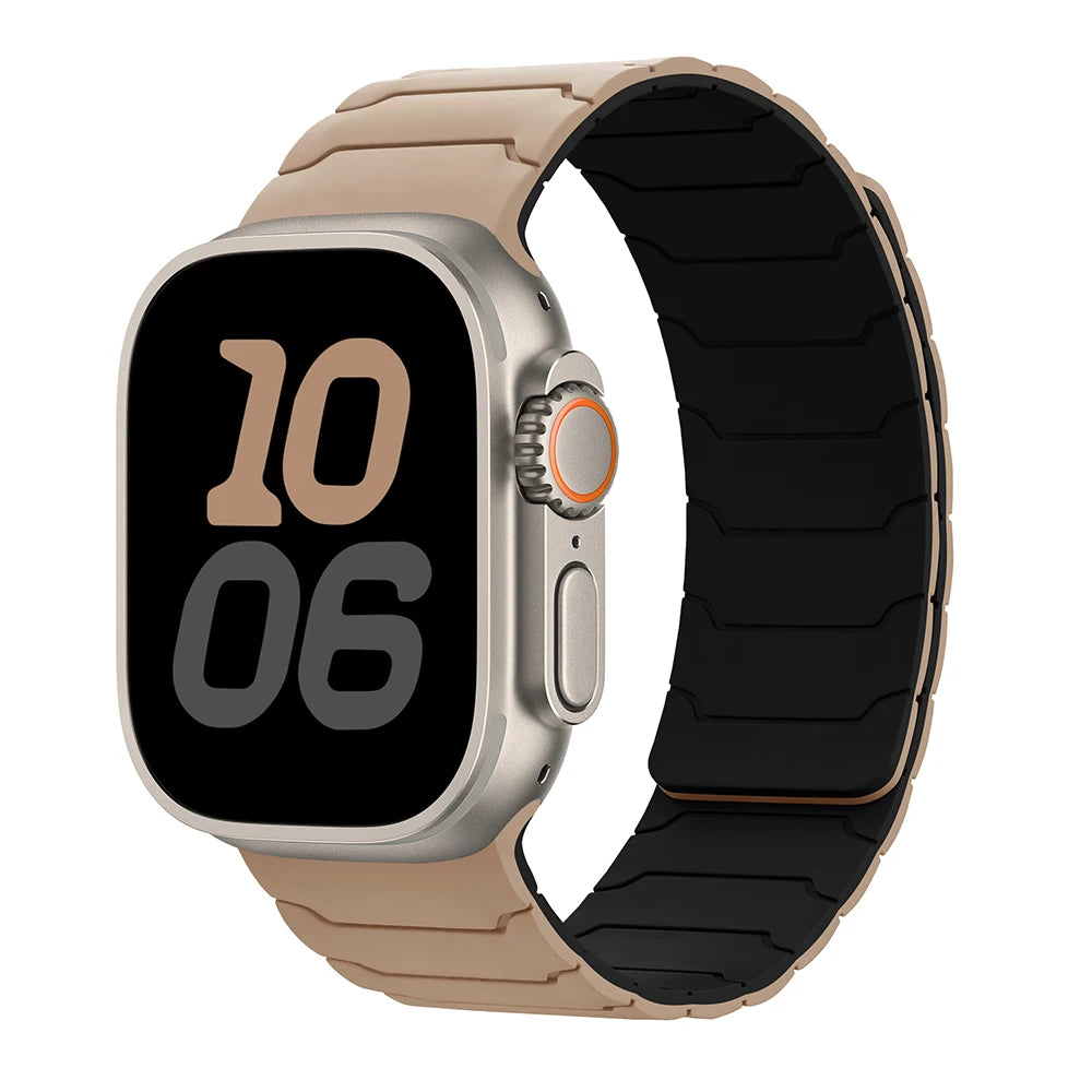 Flexible Silicone Magnetic Strap for Apple Watch