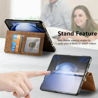 2-in-1 Magnetic RFID Zipper Leather Case for Samsung Galaxy Z Fold 6