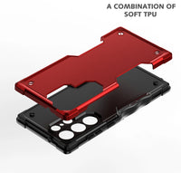 Military-Grade Flat Armor Shockproof Case for Samsung Galaxy S24 Series