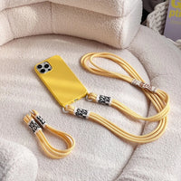 Crossbody Necklace Strap Lanyard Cord Soft Case for iPhone 14 Series