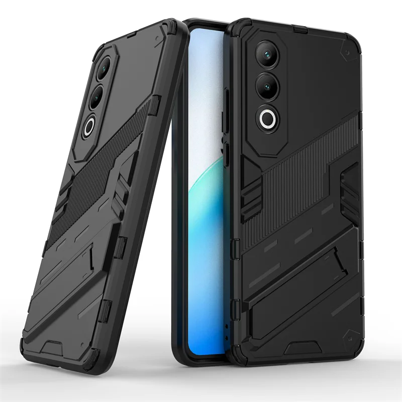 Armor Shockproof Stand Hard PC Bumper Case for OnePlus Nord CE 4