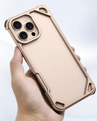 Ultra-Thin Aluminum Alloy Shockproof Metal Frameless Case for iPhone 15 Pro and iPhone 15 Pro Max