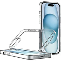 Ultra-Thin Soft Clear Silicone Phone Case for iPhone 15 Series