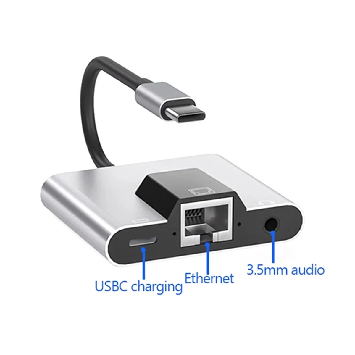 USB Type C to Ethernet LAN Network Adapter