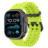 Marine-Grade Silicone Ocean Strap for Apple Watch