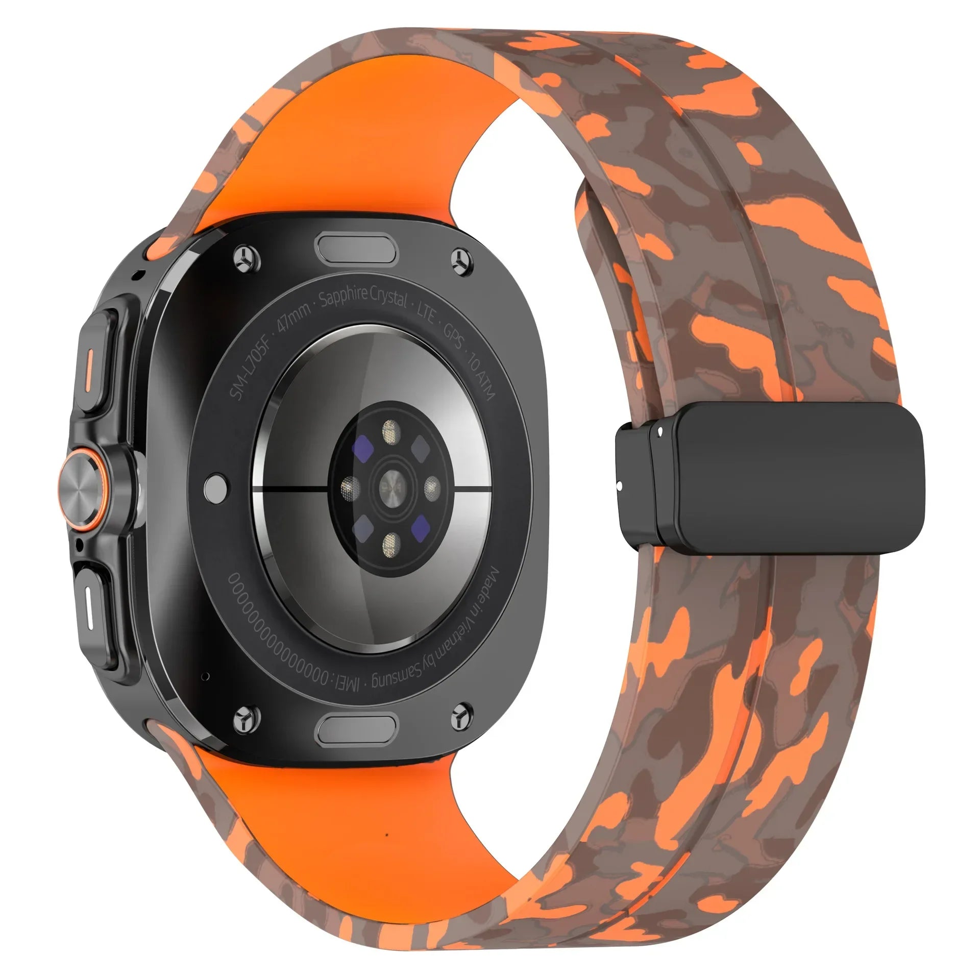 No-Gap Silicone Camouflage Strap for Samsung Galaxy Watch Ultra