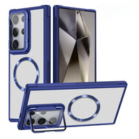 Magnetic Clear Phone Case with Lens Protection for Samsung Galaxy S25 Series