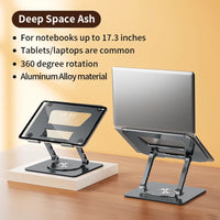 Foldable Aluminum Alloy Laptop Stand – Ergonomic & Portable Design