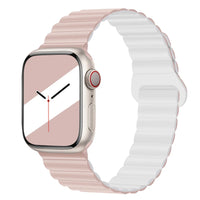 Lightweight Silicone Band with Magnetic Buckle for Apple Watch