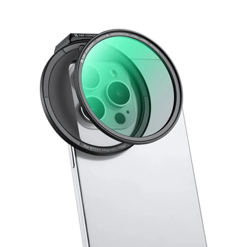 K&F Concept 67mm Magnetic Clip-On CPL Filter Kit for iPhone