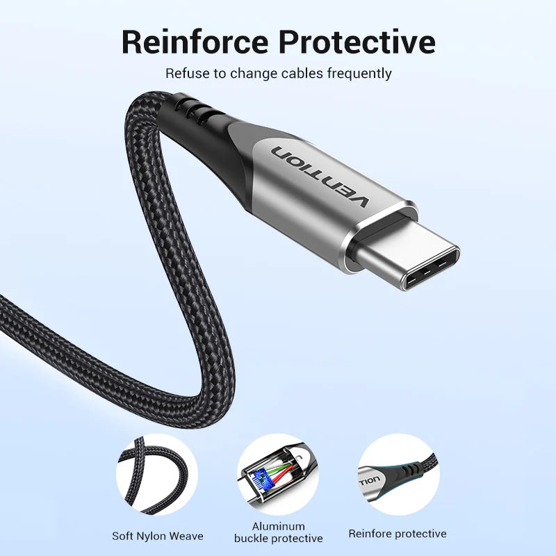 Vention 3A Fast Charging USB Type-C Cable