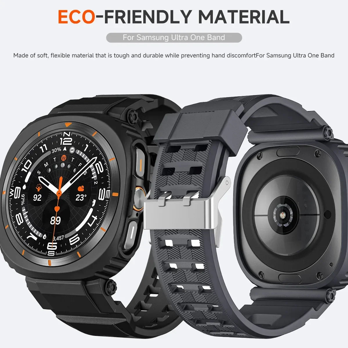 Integrated Case & Sport Silicone Band for Samsung Galaxy Watch Ultra