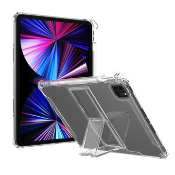 Transparent Soft TPU + PC Kickstand Tablet Case for iPad Pro (2022)