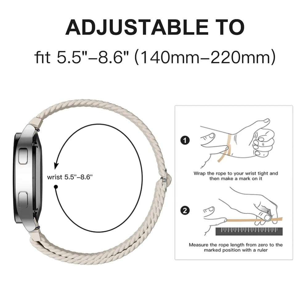 Braided Solo Loop Band for Samsung Galaxy Watch Ultra