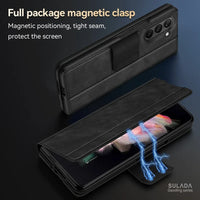 Full Leather Card Pocket Case for Samsung Galaxy Z Fold 5