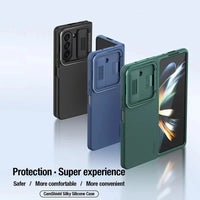 Liquid Silicone Anti-Fall Lens Holder Bracket Case for Samsung Galaxy Z Fold 5