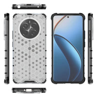 Shockproof Honeycomb Hard PC Protection Bumper Case Cover for Realme 12 Pro Plus