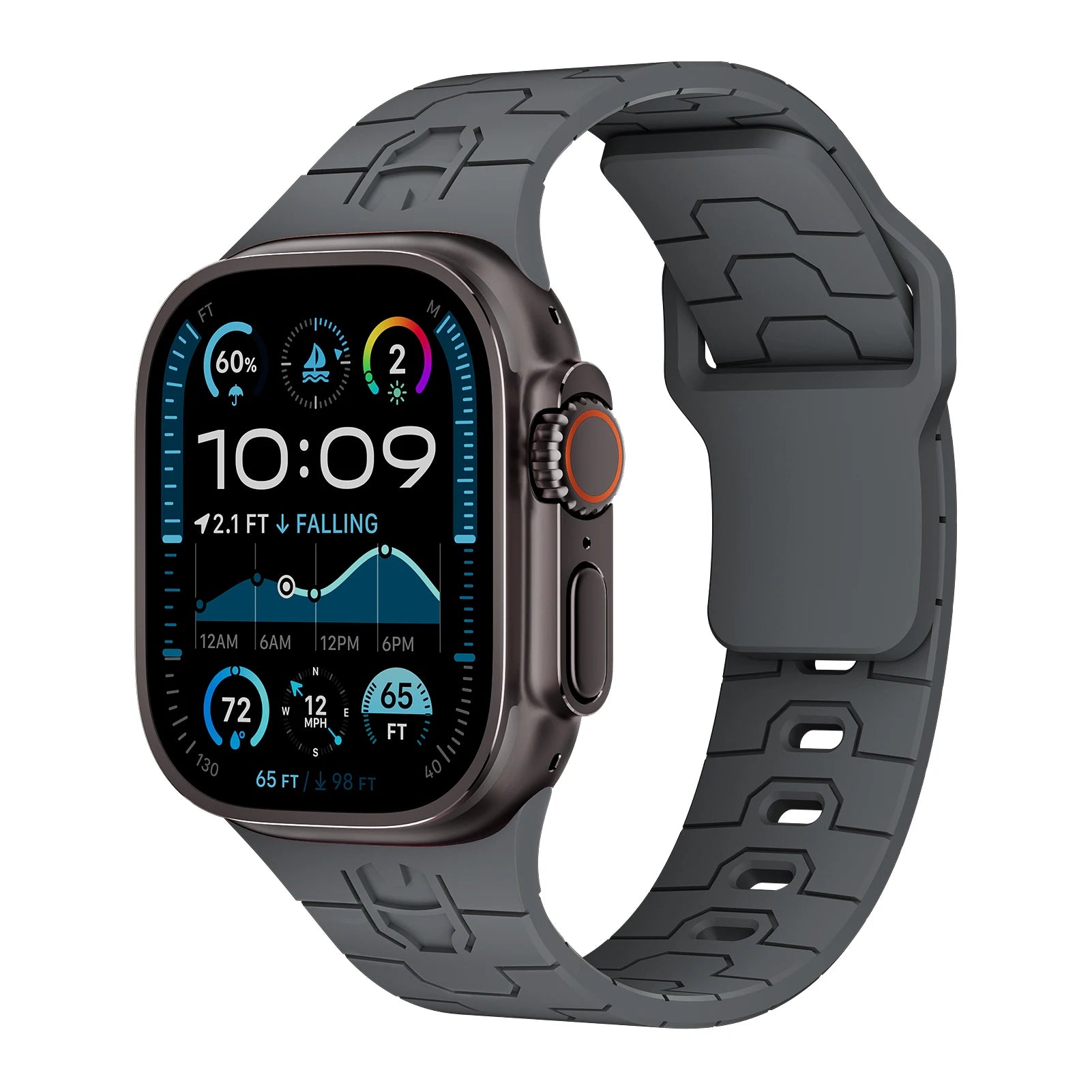 Silicone Sport Bands for Apple Watch Inspired by Iron Man