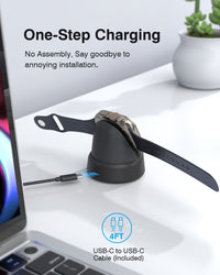 SIKAI Ultra-Fast Magnetic Wireless Charger Dock Station for Apple Watch