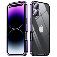 Premium Clear Case with Aluminum Lens Protector for iPhone 16 Series