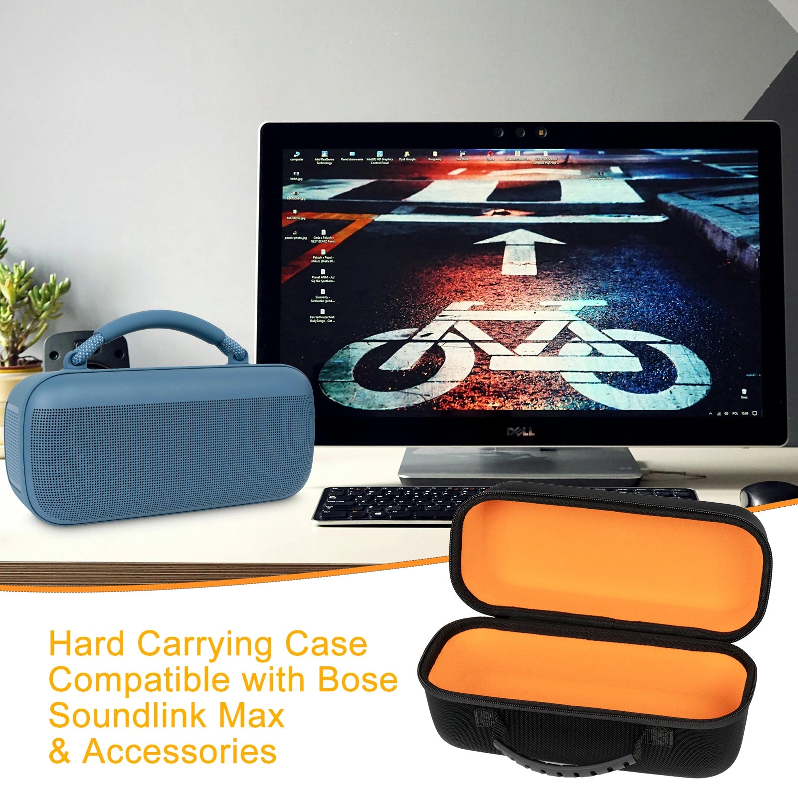 Hard EVA Travel Case for Bose Soundlink Max Wireless Speaker