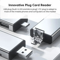 7-in-1 Multifunctional Card Reader & Storage Box