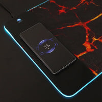 15W Wireless Charging RGB Gaming Mouse Pad