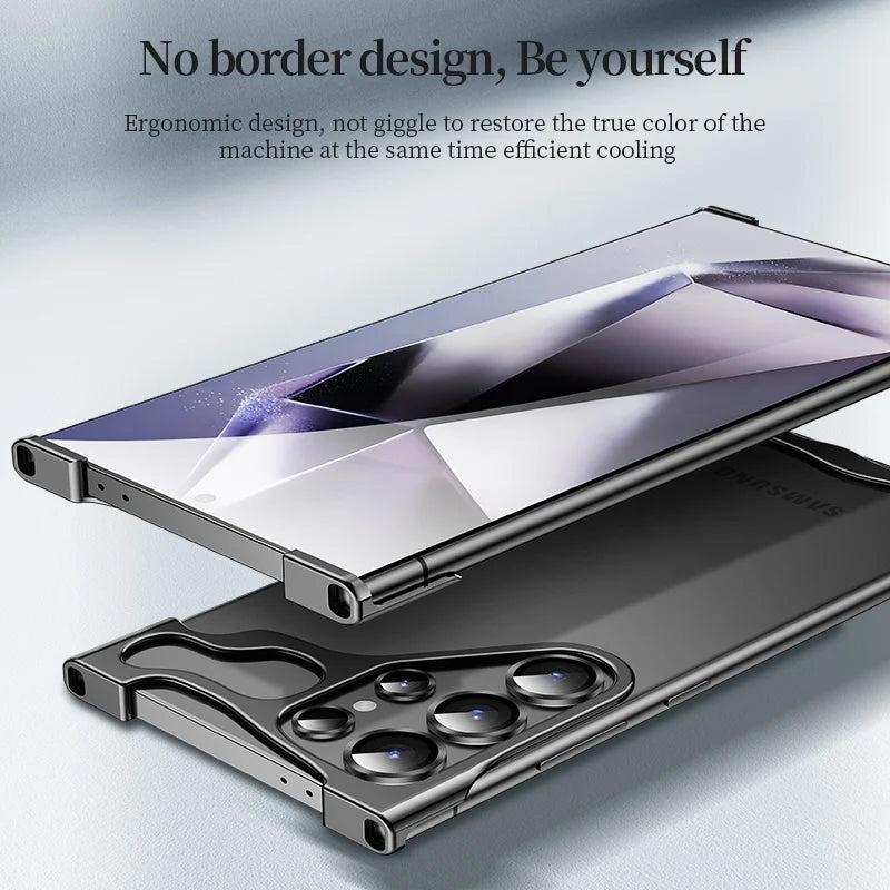 Aluminum Alloy Bumper Case for Samsung Galaxy S24 Series