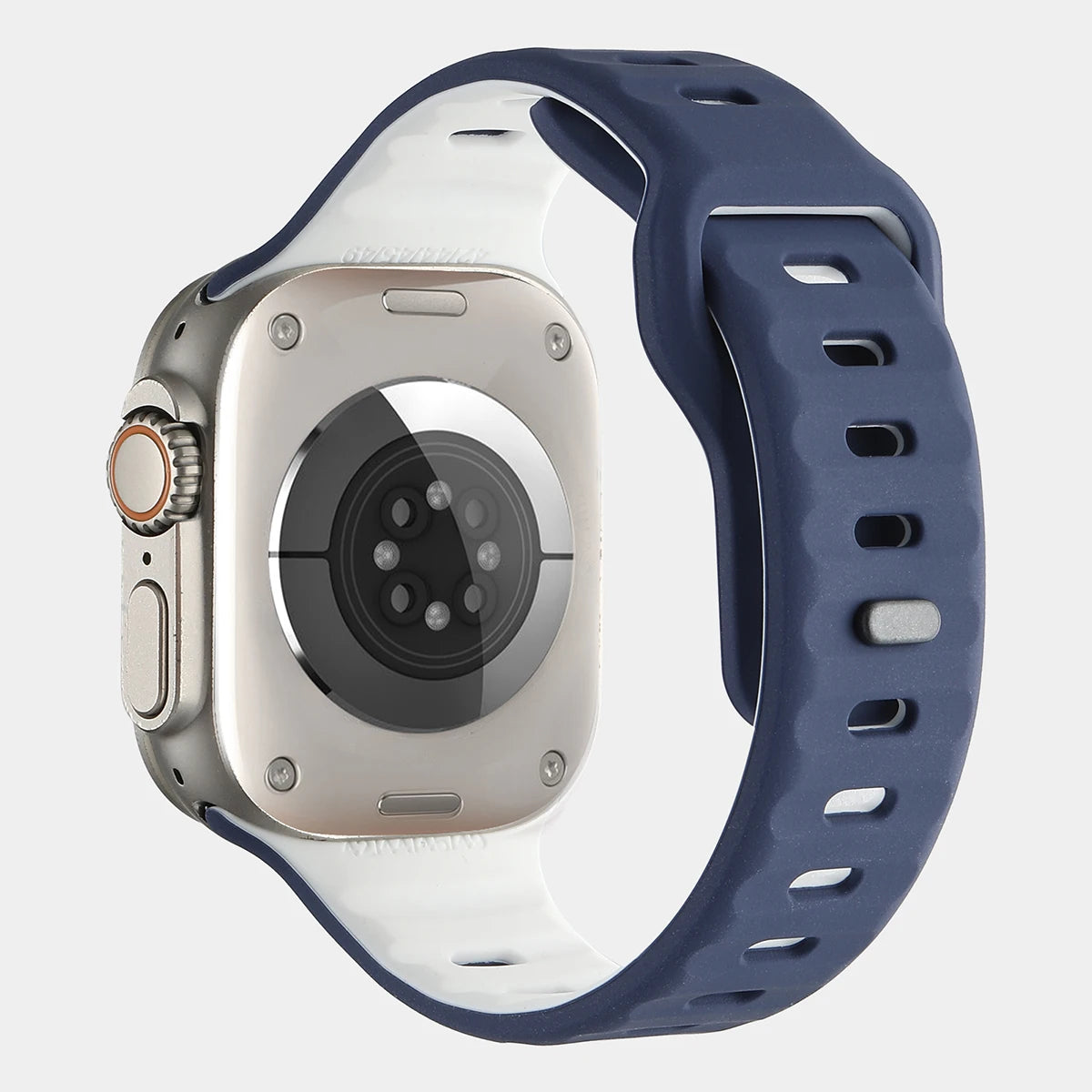 Premium Two-Tone Silicone Strap for Apple Watch