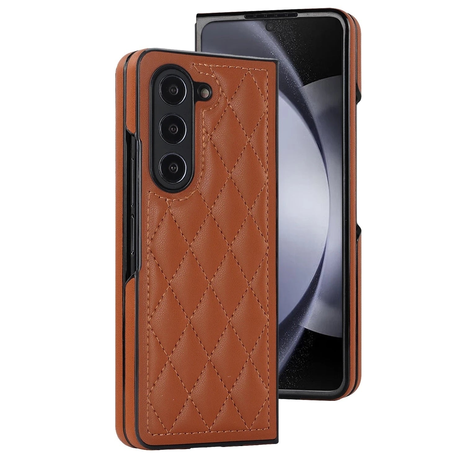 Luxury Leather Phone Case for Samsung Galaxy Z Fold 6 – Premium Elegance and Protection